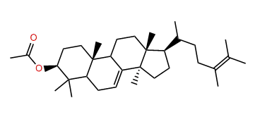 24-Methyl-7-lanosterol acetate